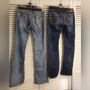 Silver Jeans, size 25, low rise